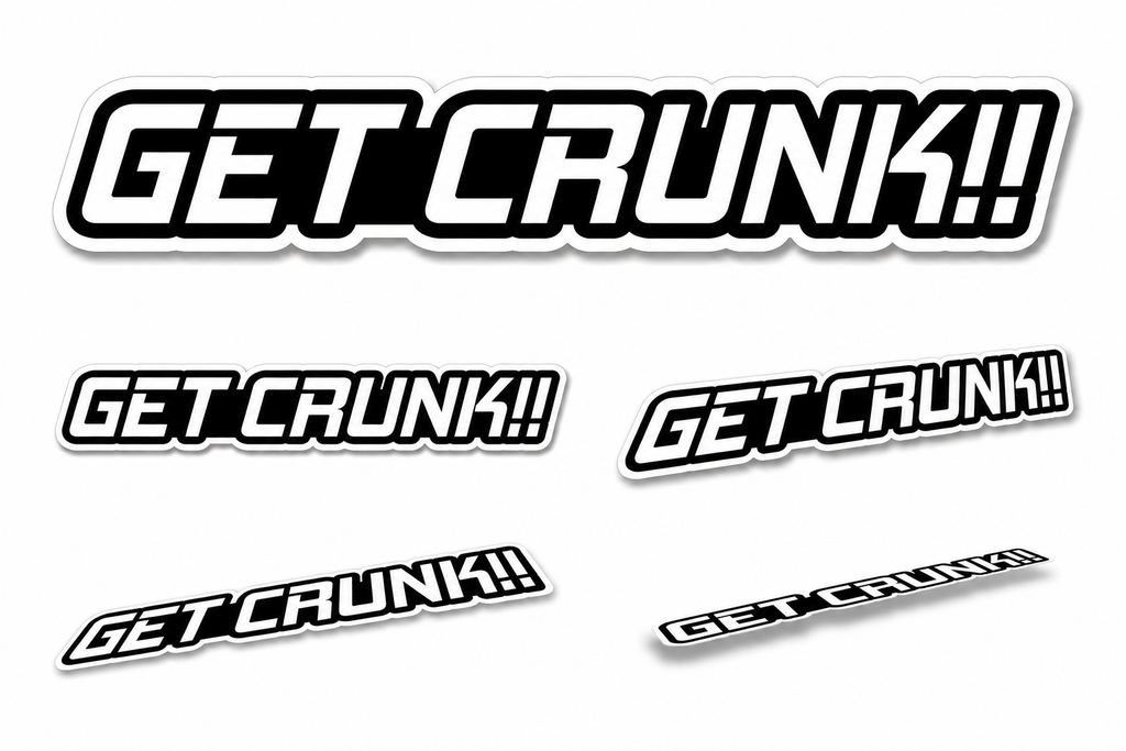 GET CRUNK!! Sticker