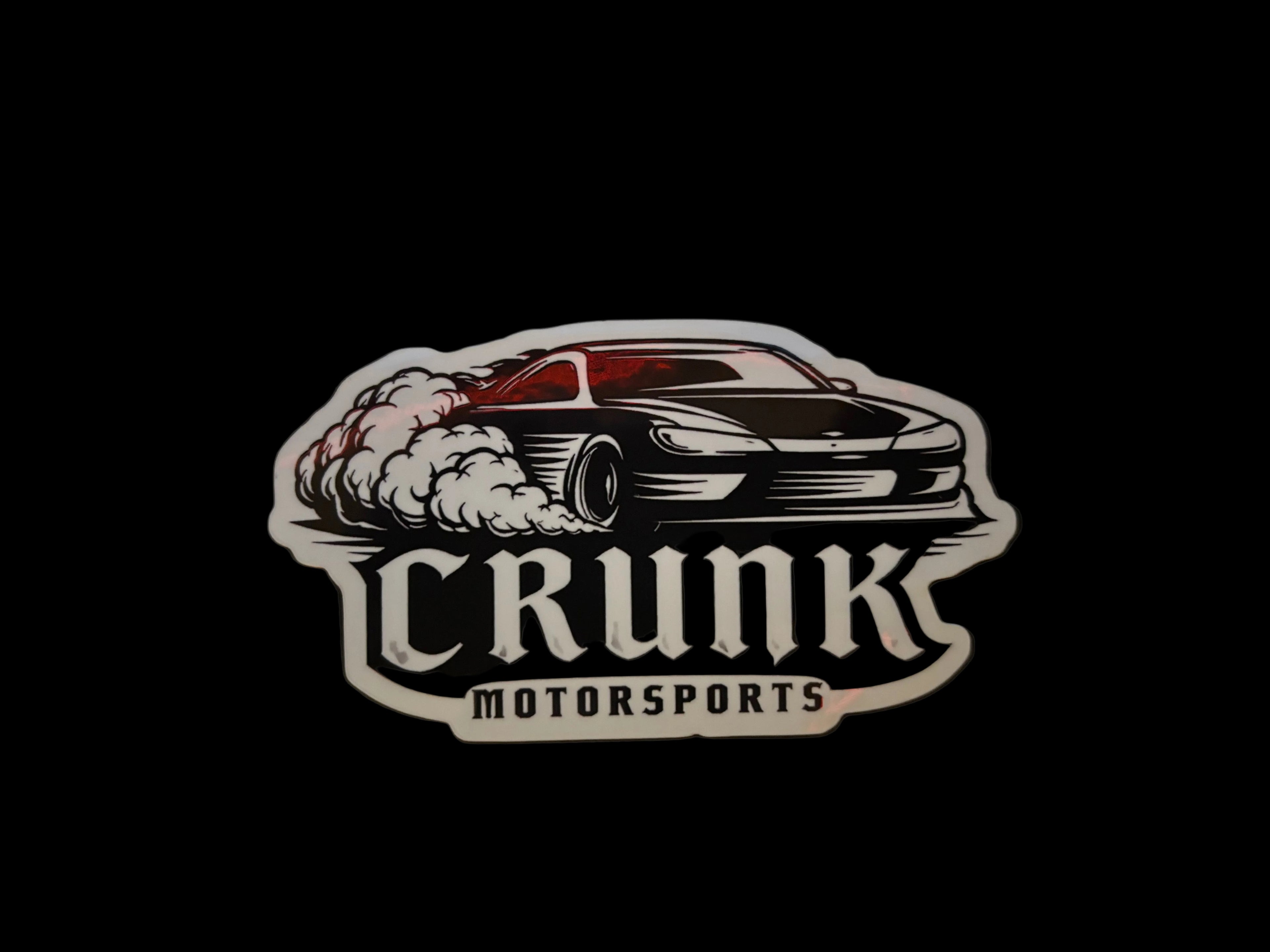 “Crunk Motorsports” sticker